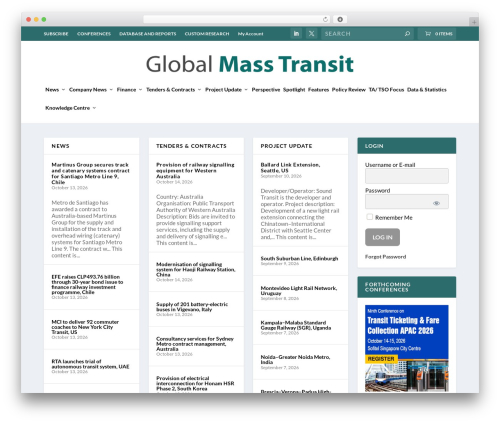 Best WordPress theme Extra - globalmasstransit.net