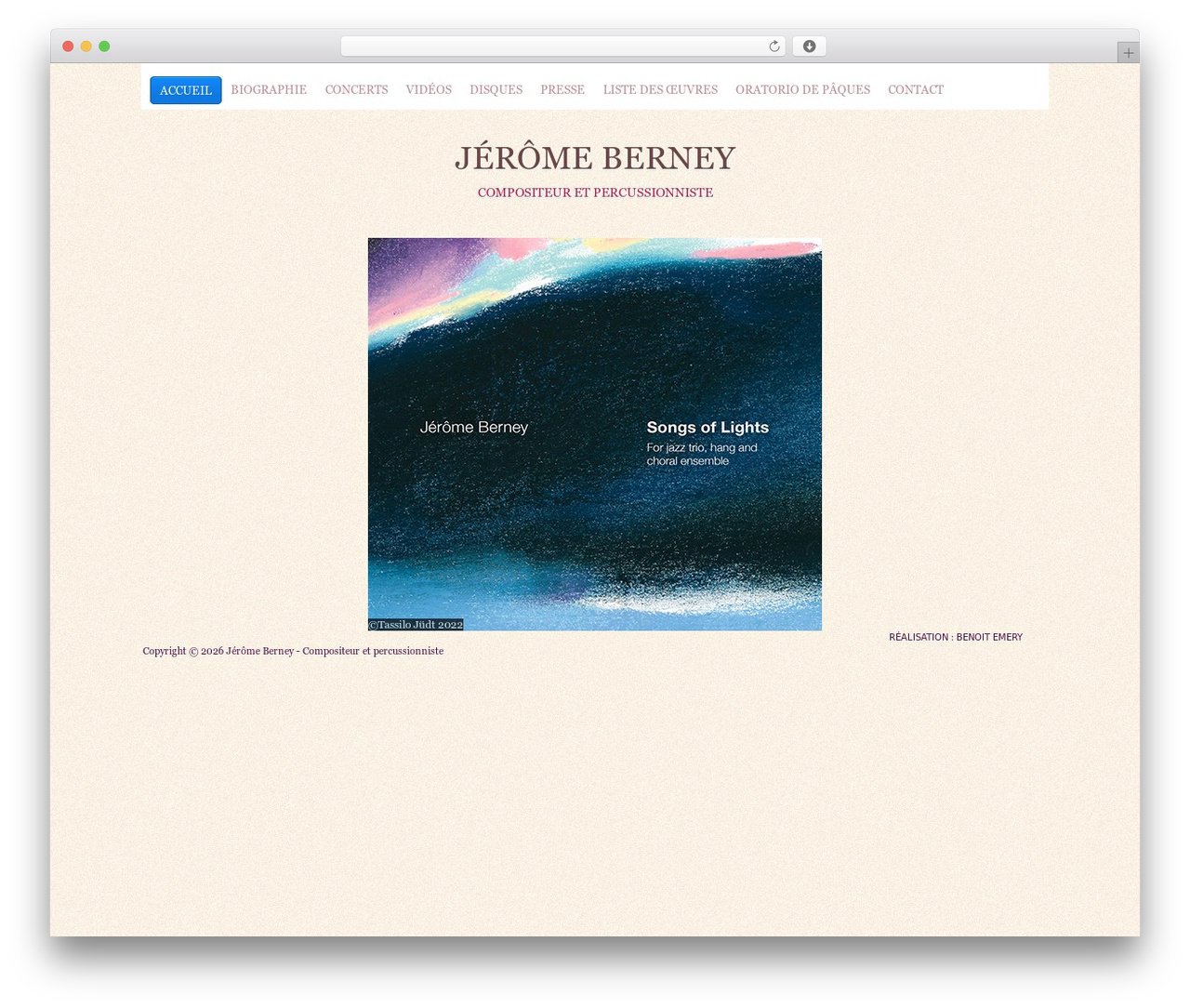 Bronte top WordPress theme - jeromeberney.com