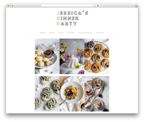 Dear Theme premium WordPress theme - jessicasdinnerparty.com