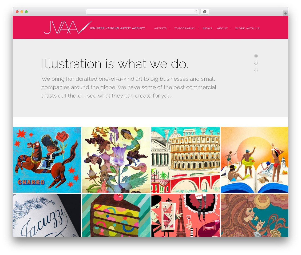 GridStack WordPress website theme - jenvaughnart.com