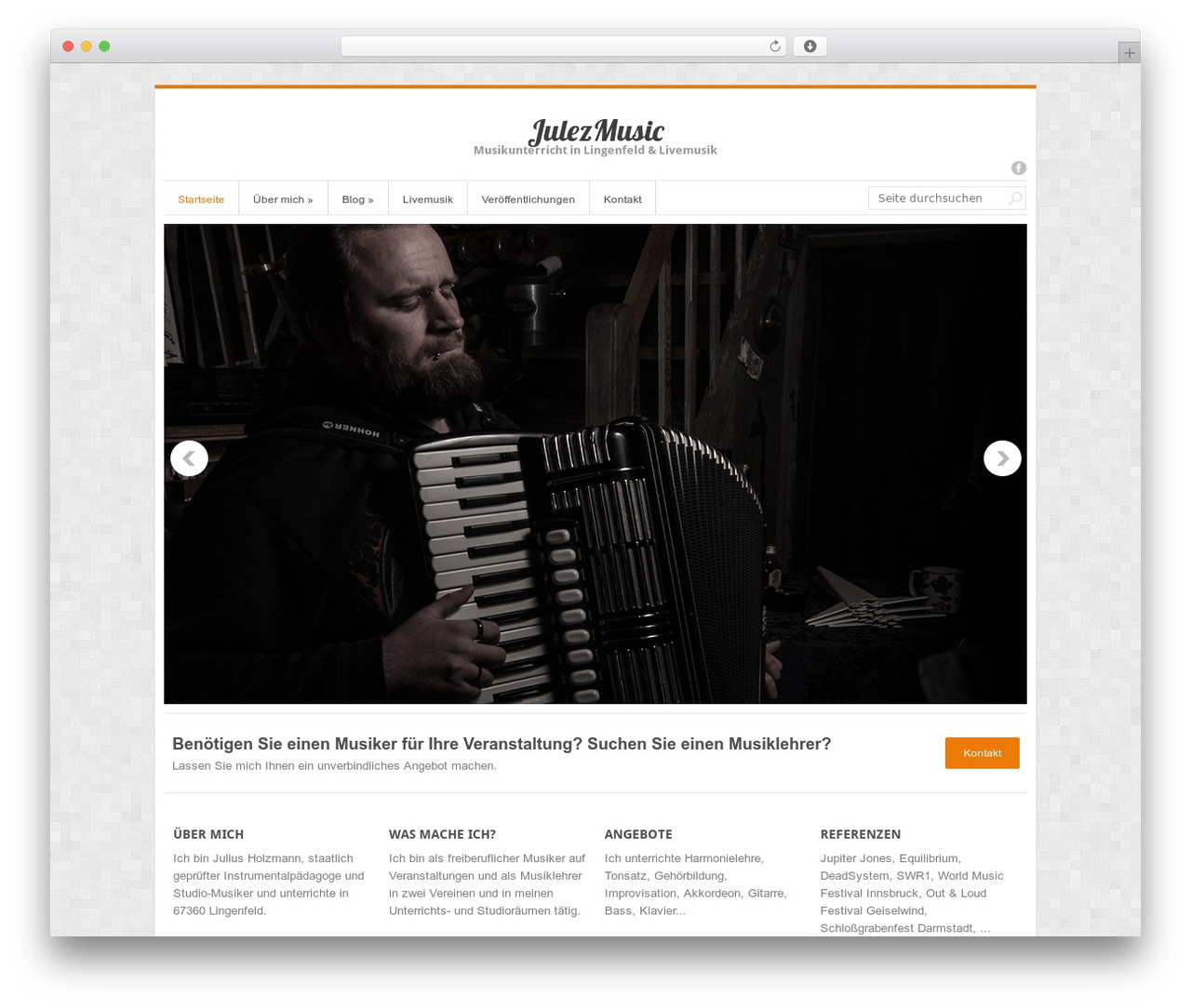 InterStellar WP theme - julezmusic.de