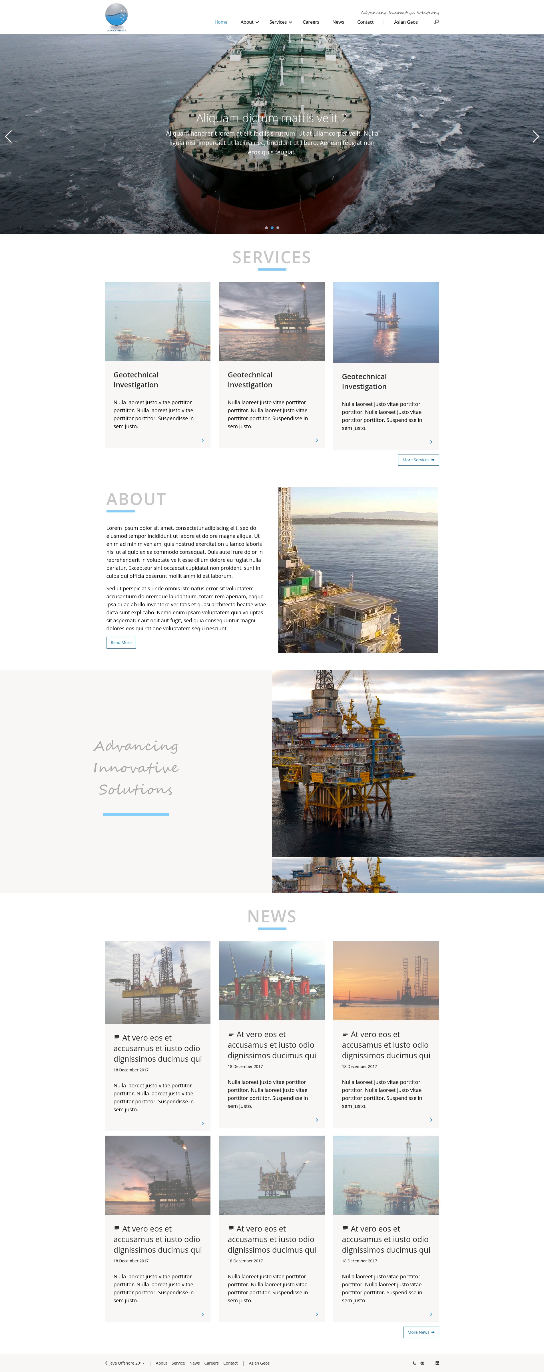 Java theme WordPress by Lau Thiam Kok