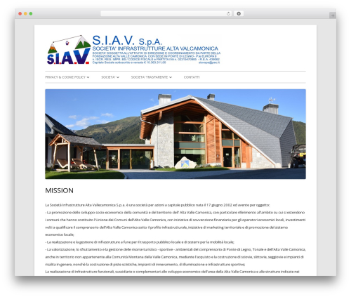 Tiny Framework theme WordPress - siavspa.it