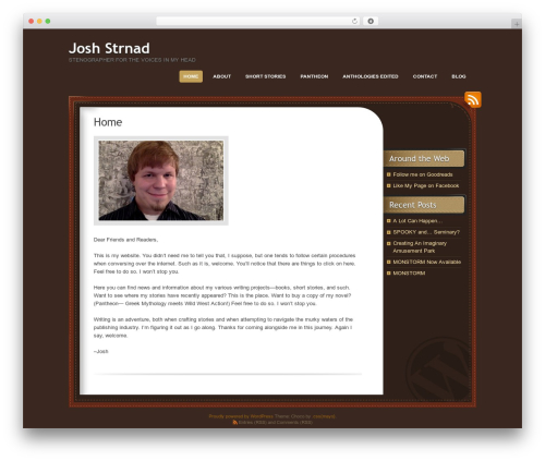 WordPress theme choco - joshstrnad.com