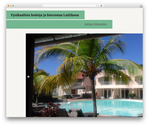 WordPress theme lapsiteema - juhanhieronta.com