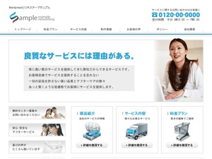 WordPress theme theme001