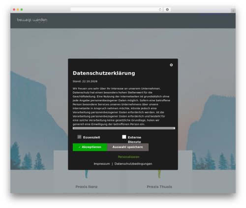 Dsgvo all in one for wp pro WordPress plugin - bewegtwerden.ch