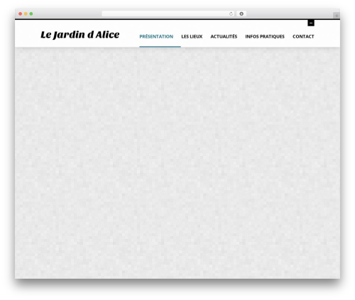 absolute theme WordPress - jardindalice.eu
