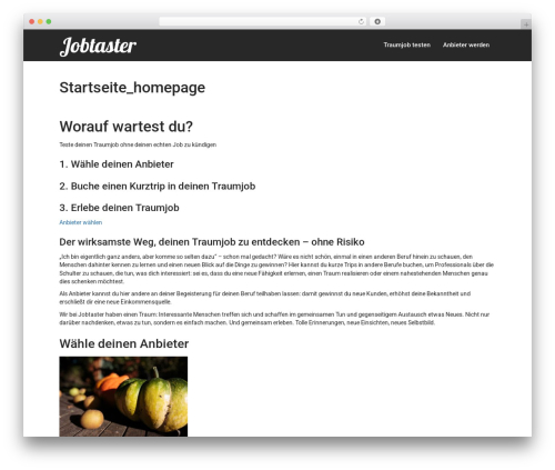 Beaver Builder Theme WordPress theme - jobtaster.net