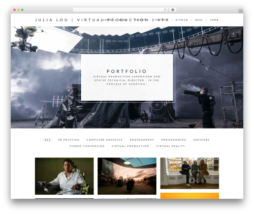 Charm WordPress theme - julialou.com