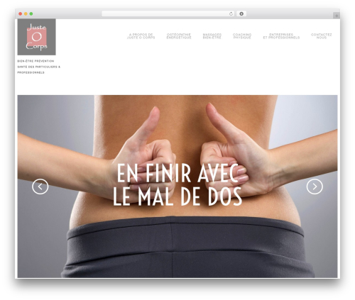 Cherry parallax WordPress plugin - justeocorps.fr
