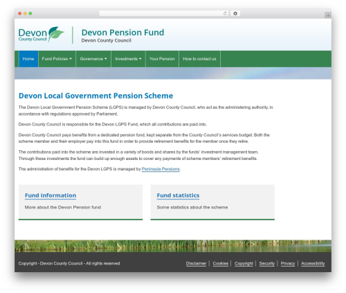 Dcc accessibility WordPress plugin - devonpensionfund.org.uk