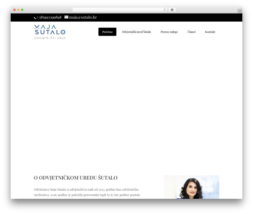 Divi theme WordPress - sutalo.hr