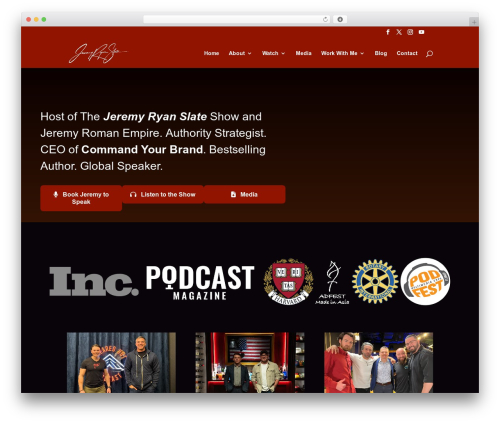 Divi WordPress theme design - jeremyryanslate.com