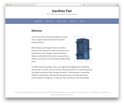 First free WordPress theme - gardnerfair.com First free WordPress theme - gardnerfair.com