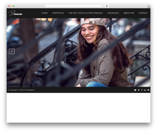 Focal WordPress theme - jphilipphoto.com