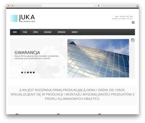 GoodSimple WordPress theme - juka-okna.pl