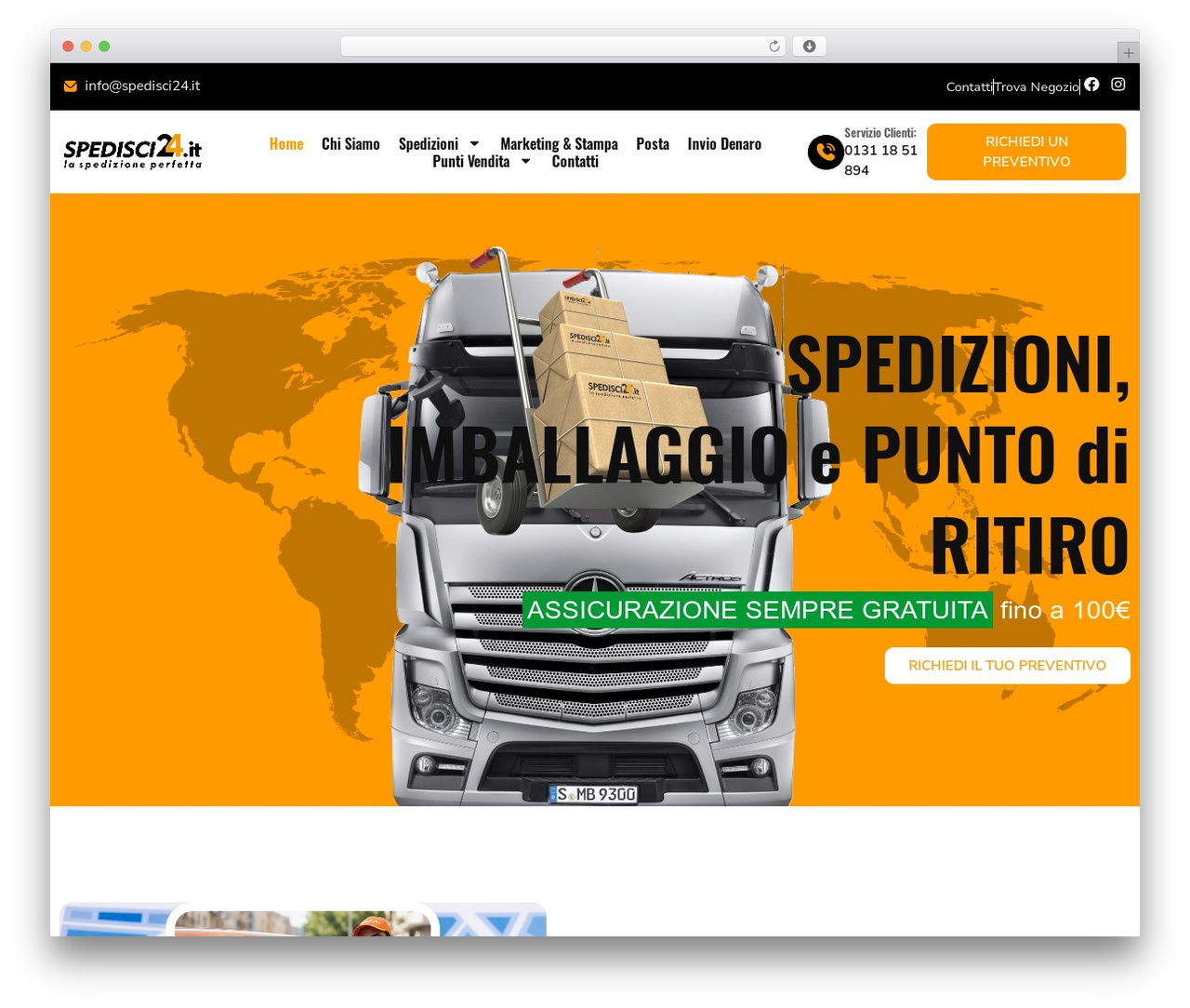 Hello Elementor WordPress theme - spedisci24.it