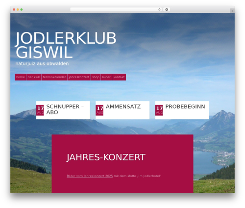 MN Flow WordPress theme - jodlerklubgiswil.ch