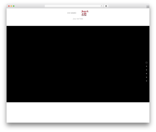 Stage WordPress theme - jourdefete.it