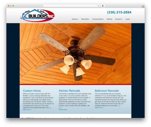 Theme WordPress Catalyst - gcbuildersnc.com