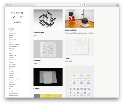 Touchfolio WordPress theme - jouetmichel.fr