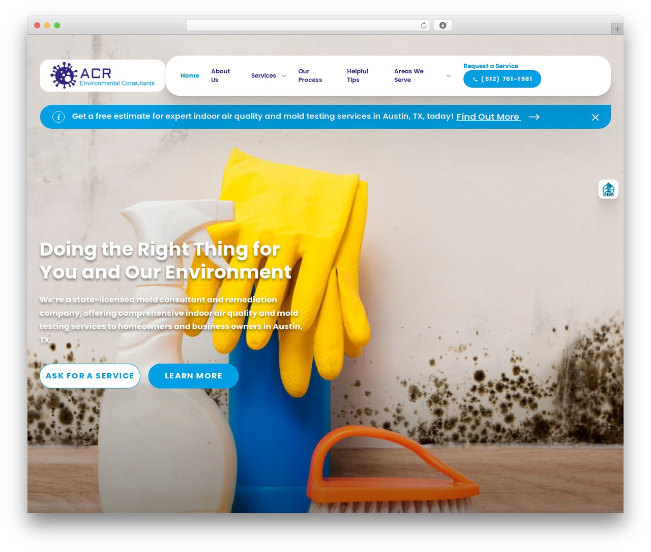 WordPress theme Echo - acrenvironmentalconsultant.com