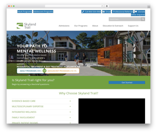 WordPress theme Beaver Builder Theme - skylandtrail.org