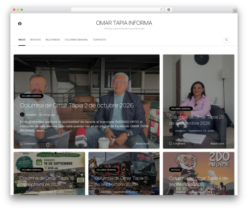 WordPress theme Bone - omartapia.com