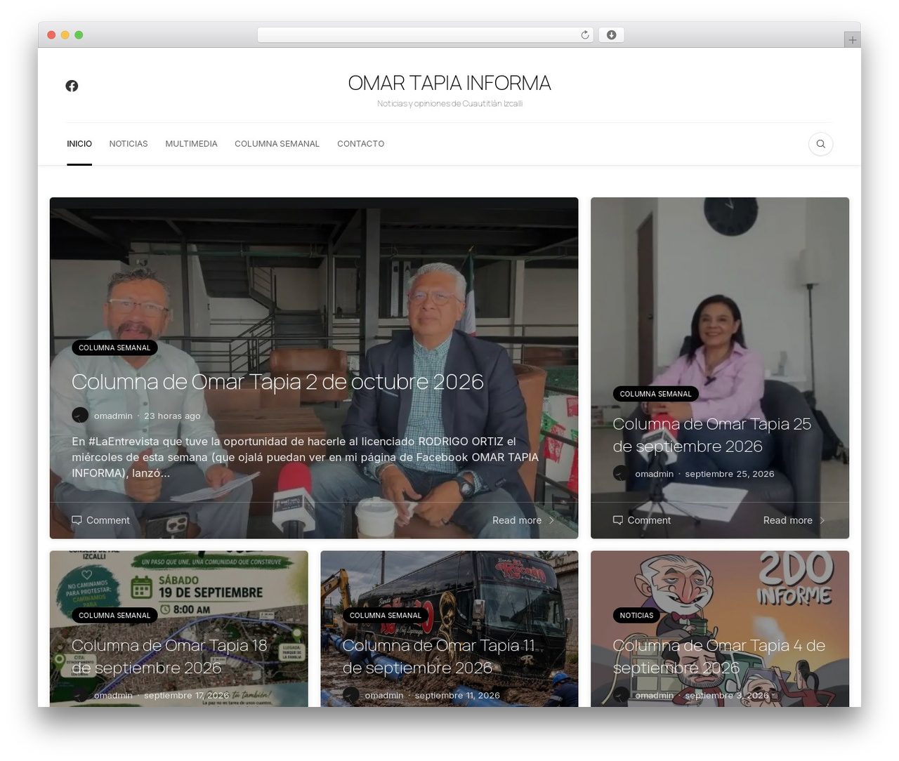WordPress theme Bone - omartapia.com
