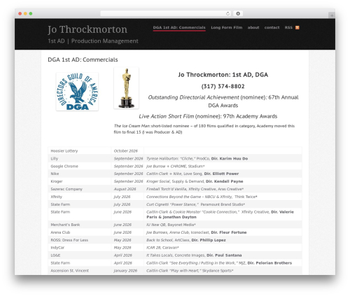 WordPress theme Olya - jothrockmorton.com