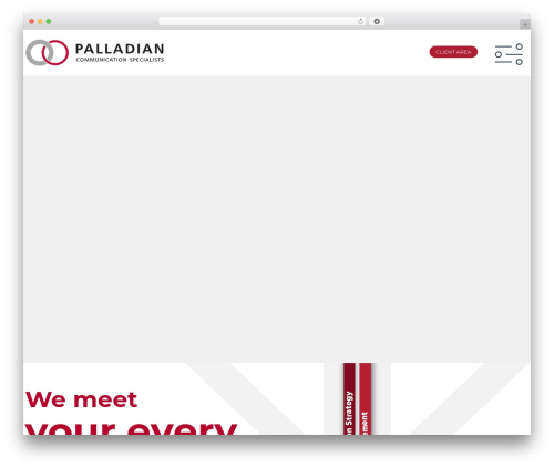 Overlay menu WordPress plugin - palladian.gr