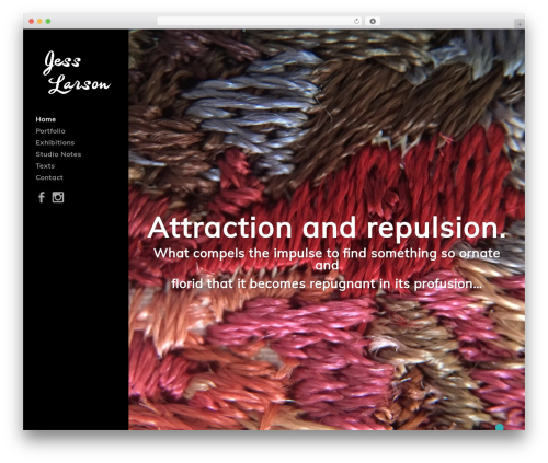 WordPress theme Trail - jesslarson.com/wordpress