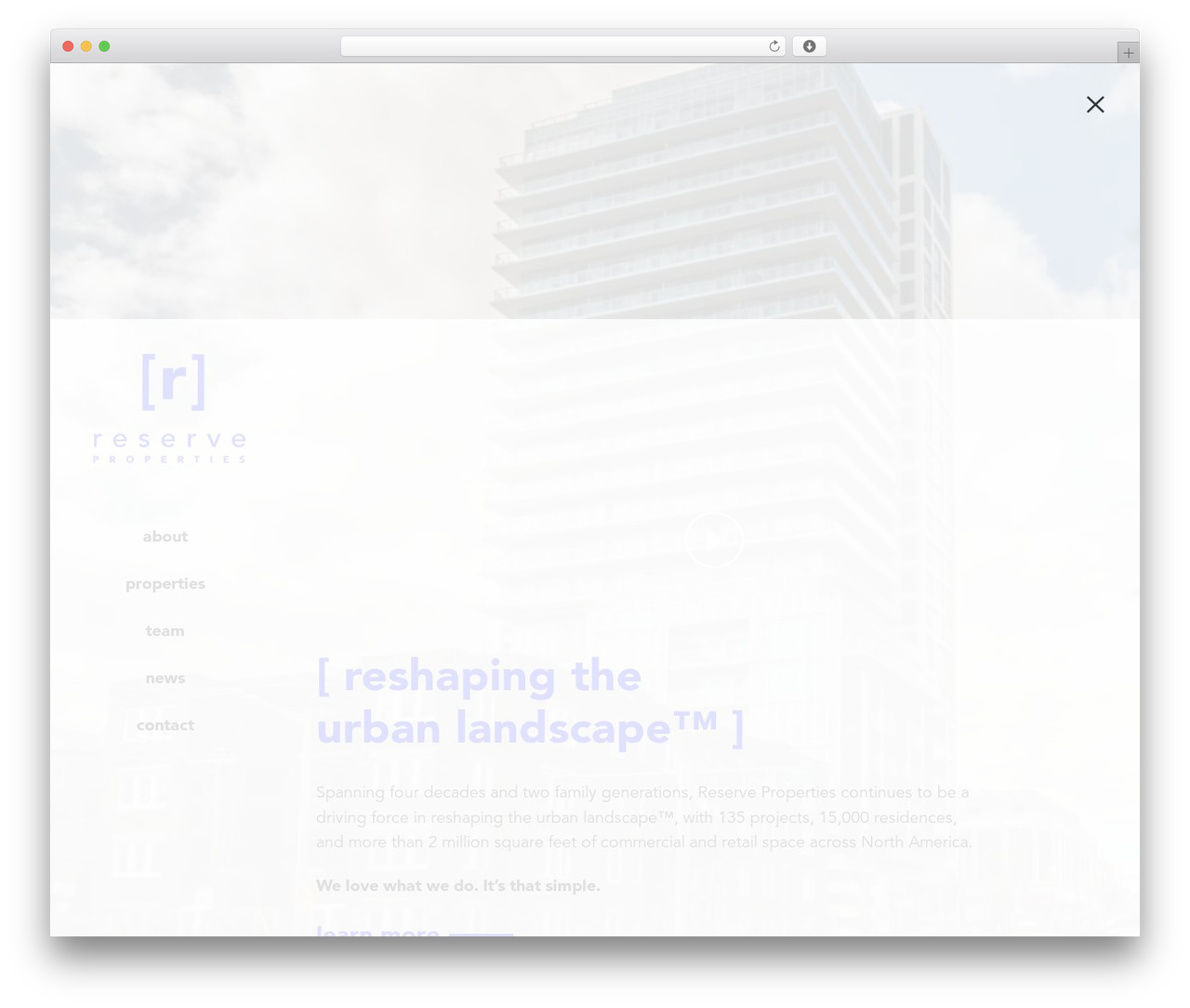 WordPress website theme Dev Theme - reserveproperties.ca