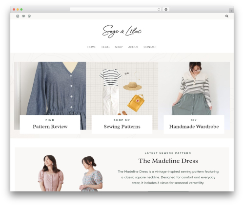 WordPress website theme Kadence - sageandlilac.com