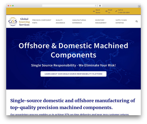 WordPress website theme Uncode - globalsourcingservices.com