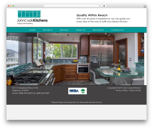 Beaver Builder Theme WordPress theme - johncookkitchens.com