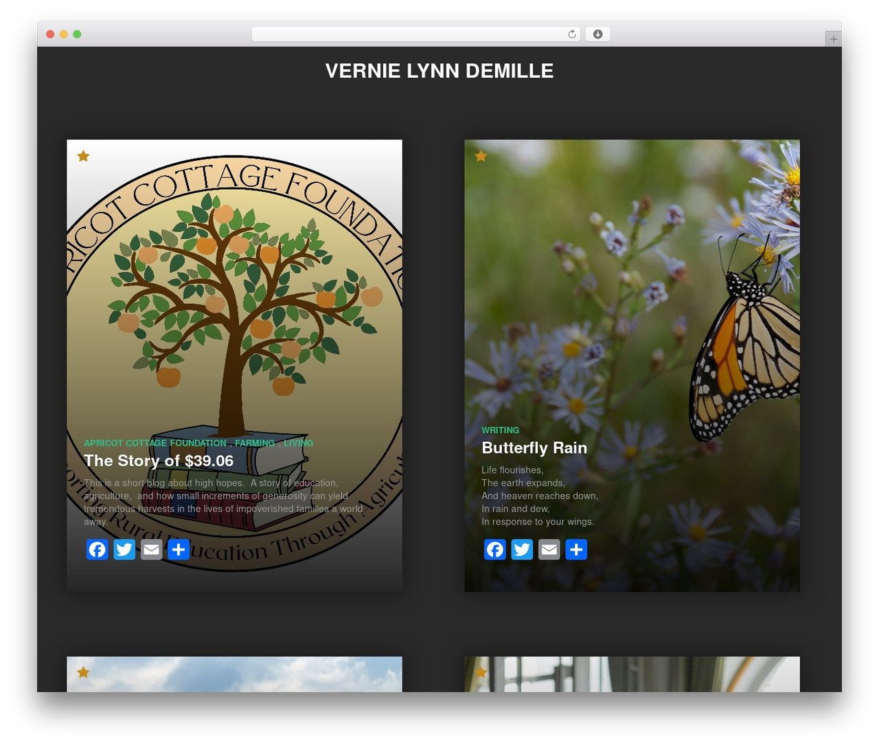 Caos theme WordPress - verniedemille.com