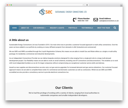 Construction Light Pro WP theme - seconnections.co.uk