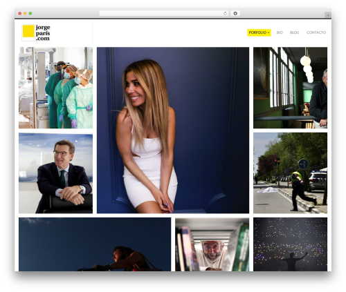 Fluxus best WordPress theme - jorgeparis.com