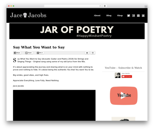 Get Noticed! WordPress theme - jacejacobs.com