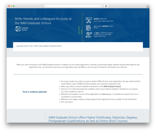 Hydrogen theme WordPress - joinimm.co.za