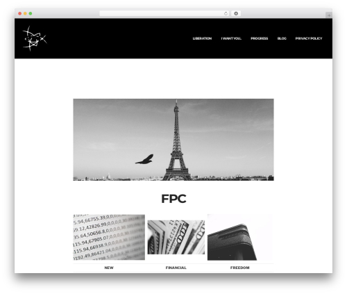 Milos WordPress theme - francs.paris