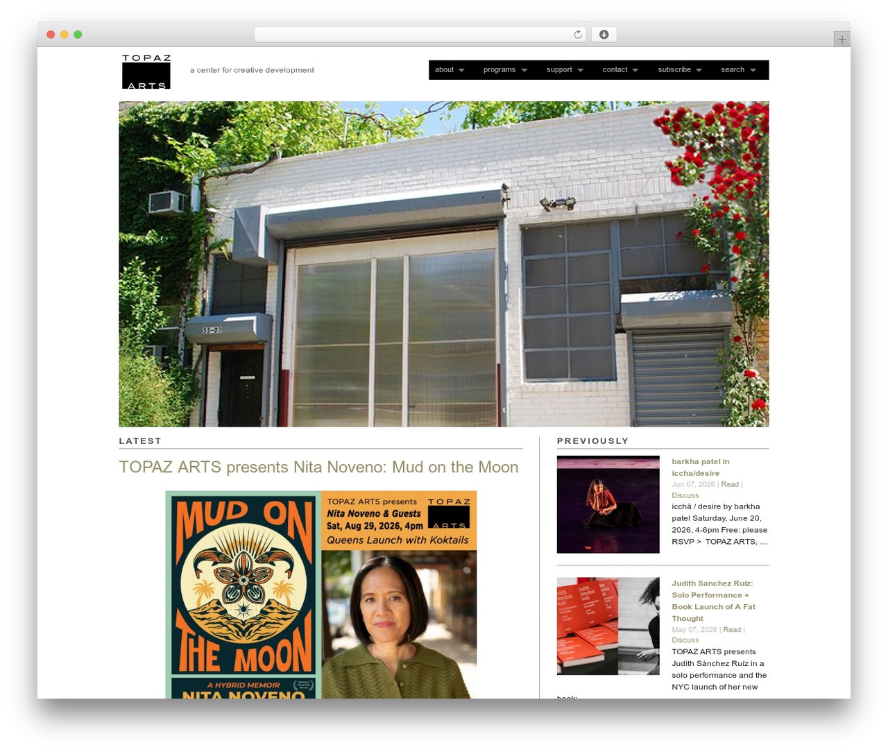 Modularity WP theme - topazarts.org