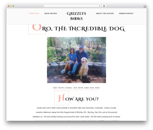 Odrin WordPress theme - grizzlysbooks.org