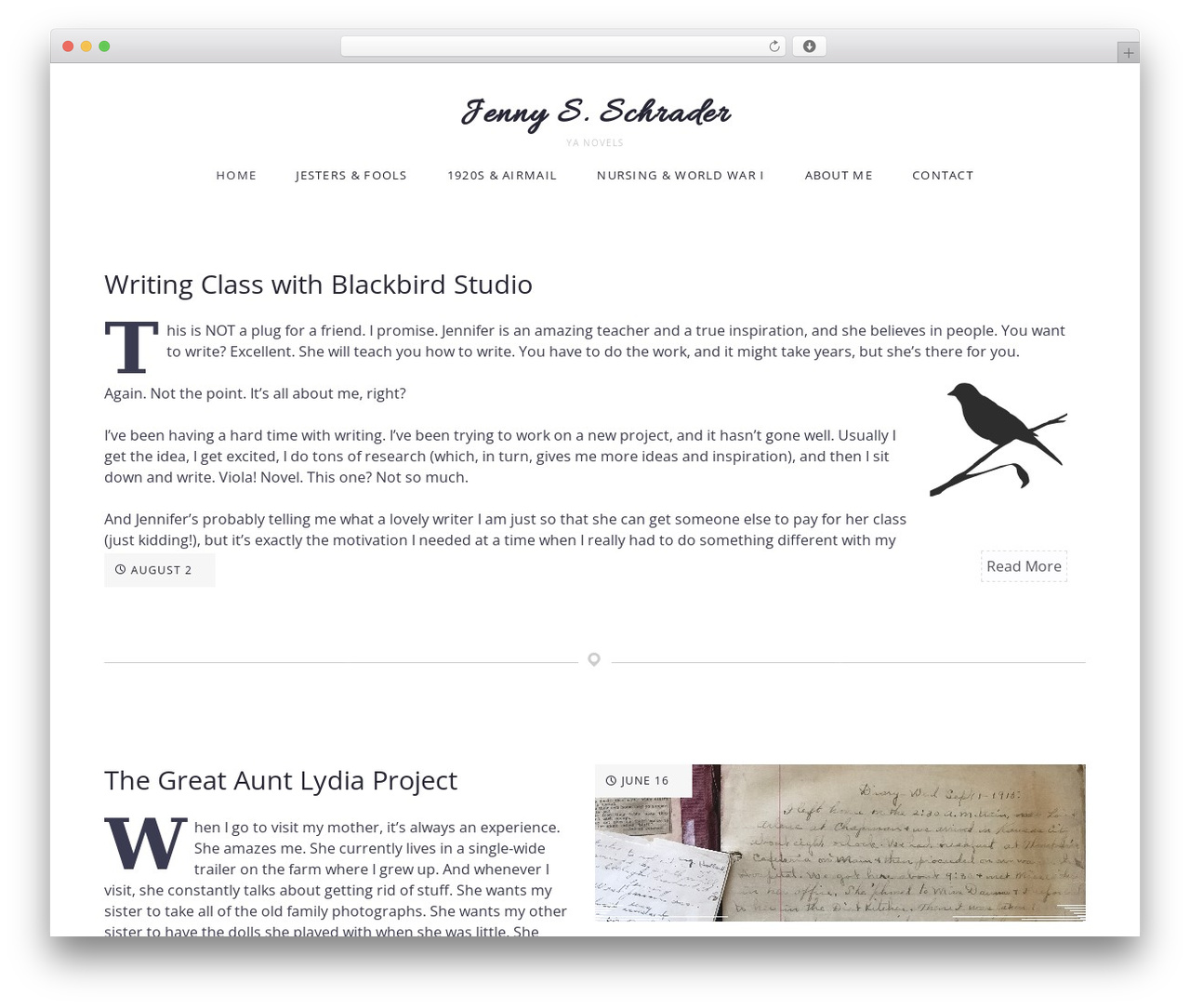 Passenger WordPress theme - jennysschrader.com Passenger WordPress theme - jennysschrader.com