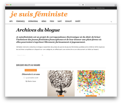 Qode restaurant WordPress plugin - jesuisfeministe.com