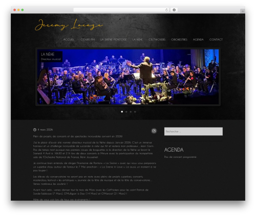 WordPress theme Musicpro - jeremylacaze.com