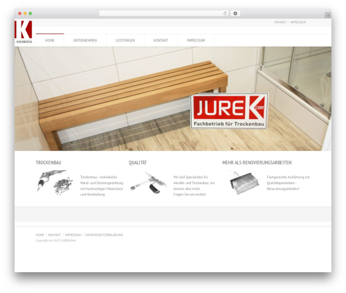 WordPress theme RT-Theme 18 - jurek-bau.de
