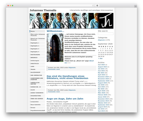 WordPress theme WP-Andreas01 - johannes-themelis.at